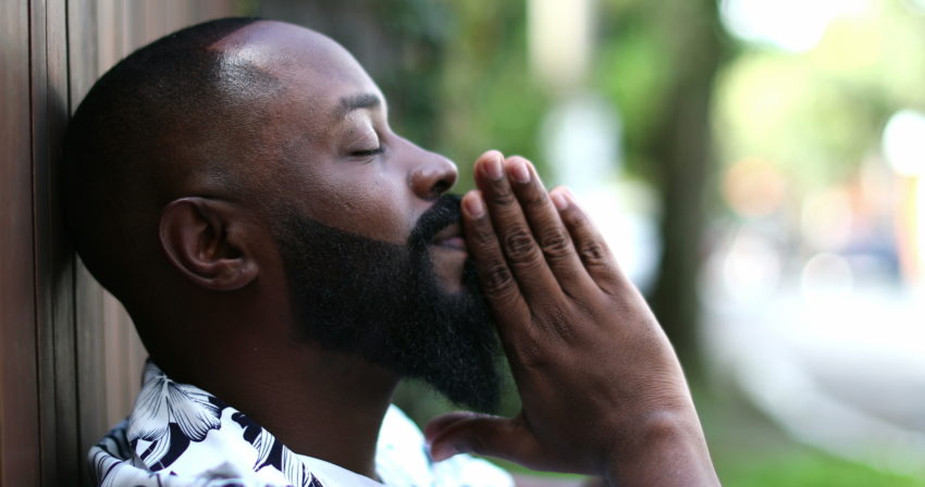 Black Man in Prayer